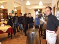 Preparazione ricotta in cantina