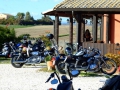 Raduno motociclisti in cantina